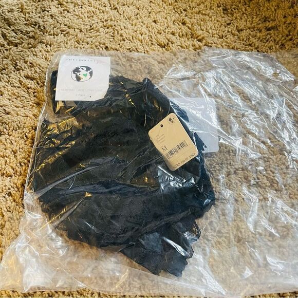 NWT 2 Pack Intimately Free People Lace Longline Bralette Medium - Picture 4 of 8